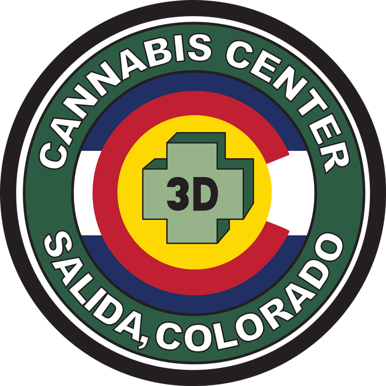 | 3D Cannabis Center 3d cannabis center logo recreational marijuana dispensary salida colorado