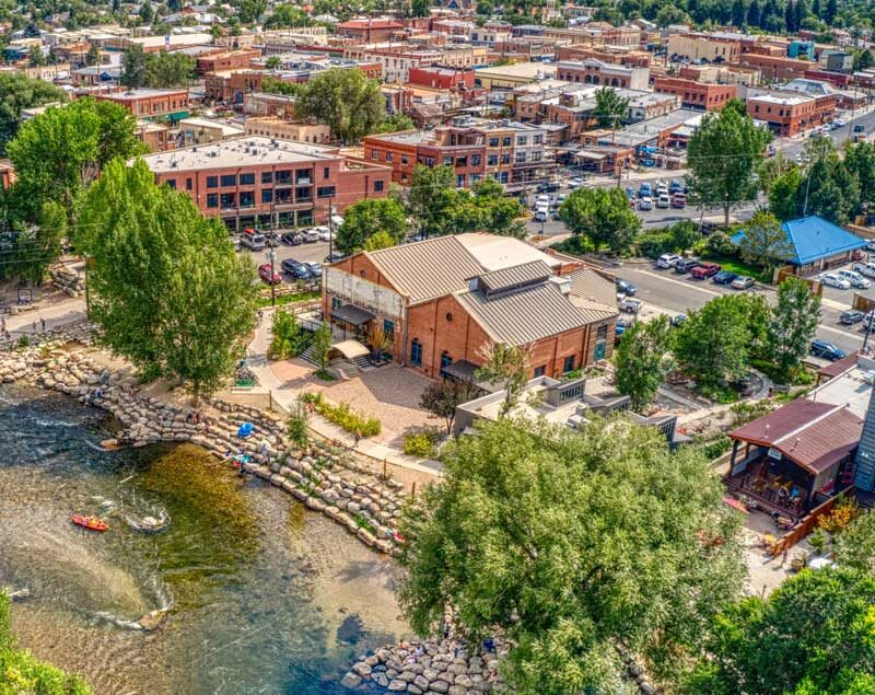 | 3D Cannabis Center Things to Do in Salida colorado - aerial view